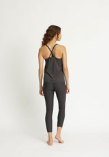 Rethinkit Top Crossed Back Ann Top 0022 almost black