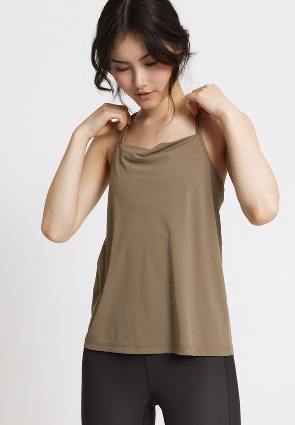Rethinkit Top Crossed Back Ann Top 3331 fallen rock