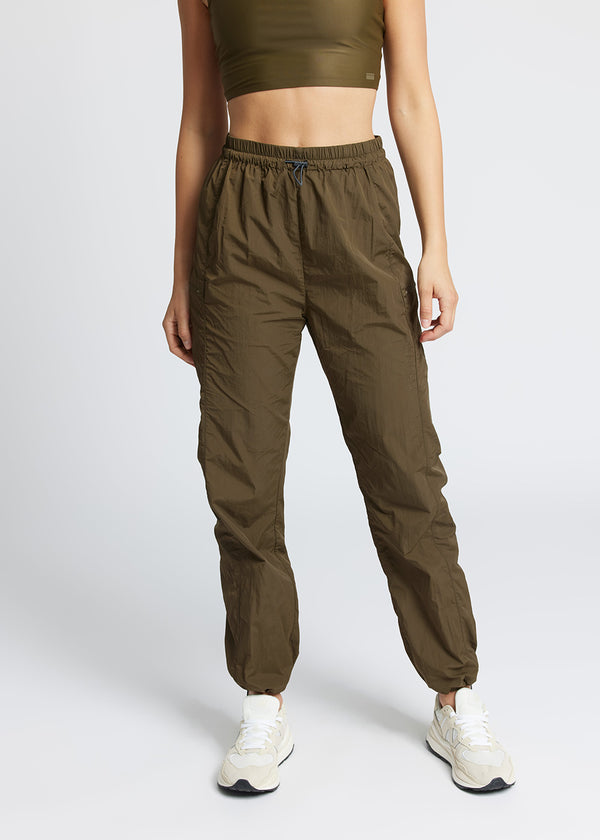 Rethinkit Track Pants Zip Peru Trousers 4212 deep olive