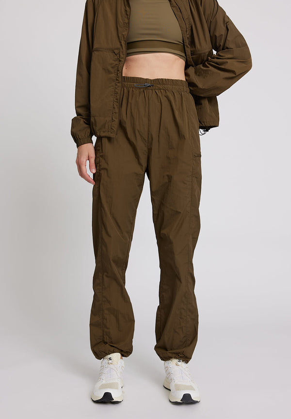 Rethinkit Track Pants Zip Peru Trousers 4212 deep olive