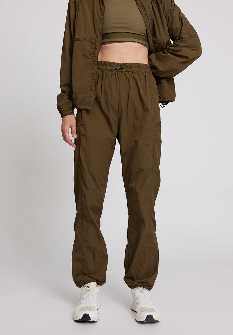 Rethinkit Track Pants Zip Peru Trousers 4212 deep olive