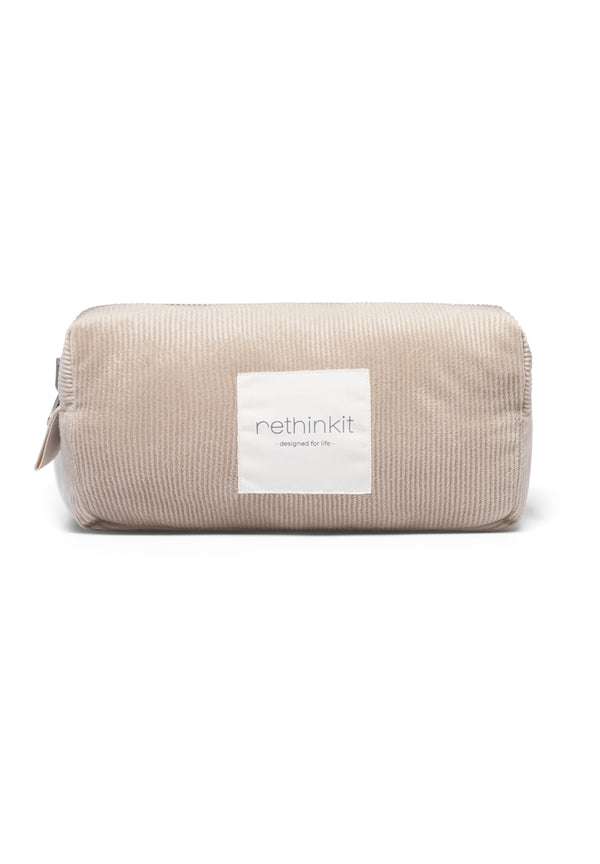 Rethinkit Turnable Purse Pile/Quilted FUZZY Acc 3044 cream toffee