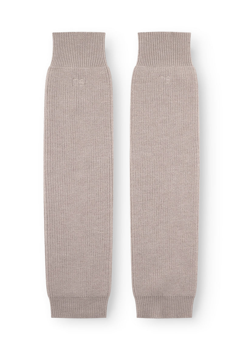 Rethinkit Wool Leg Warmers Keep Me Acc 3238 warm sand melange