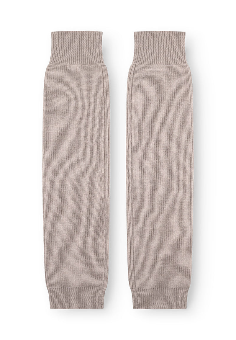 Rethinkit Wool Leg Warmers Keep Me Acc 3238 warm sand melange