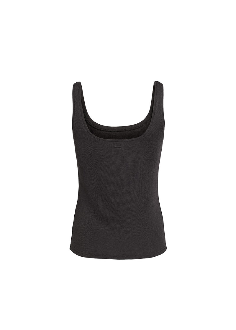 Rethinkit Wool Top Maya Jersey Tops and T-Shirts 0022 almost black