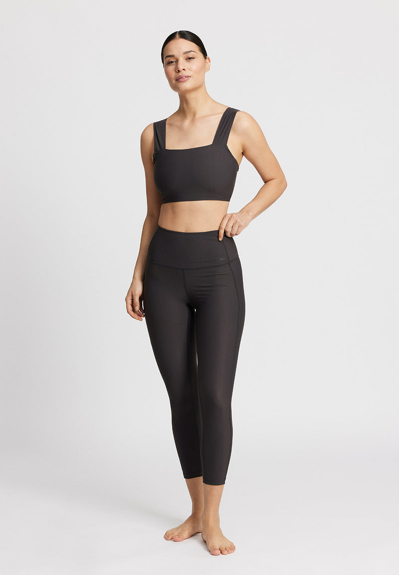 Rethinkit High Waist Tight Beas 7/8 Tights 0022 almost black