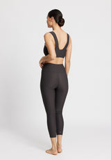 Rethinkit High Waist Tight Beas 7/8 Tights 0022 almost black