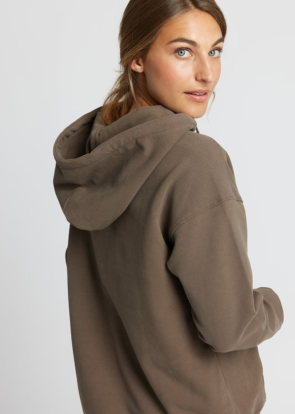 Rethinkit Hoodie Brushed Ibbi Sweatshirts 3003 bark