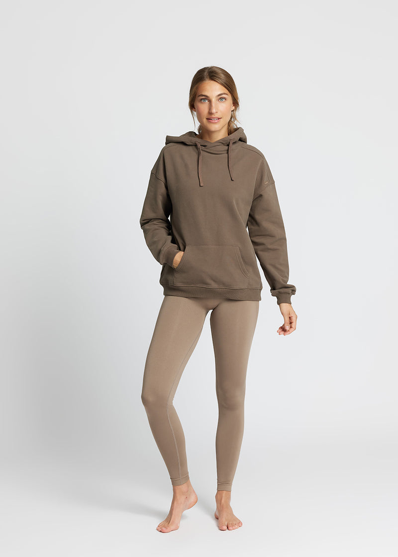 Rethinkit Hoodie Brushed Ibbi Sweatshirts 3003 bark