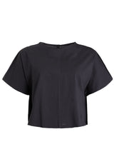 Rethinkit Tee Short Raw Edges Caen Tee 0022 almost black