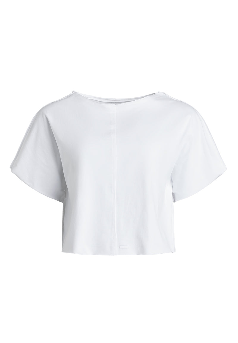 Rethinkit Tee Short Raw Edges Caen Tee 0364 white 