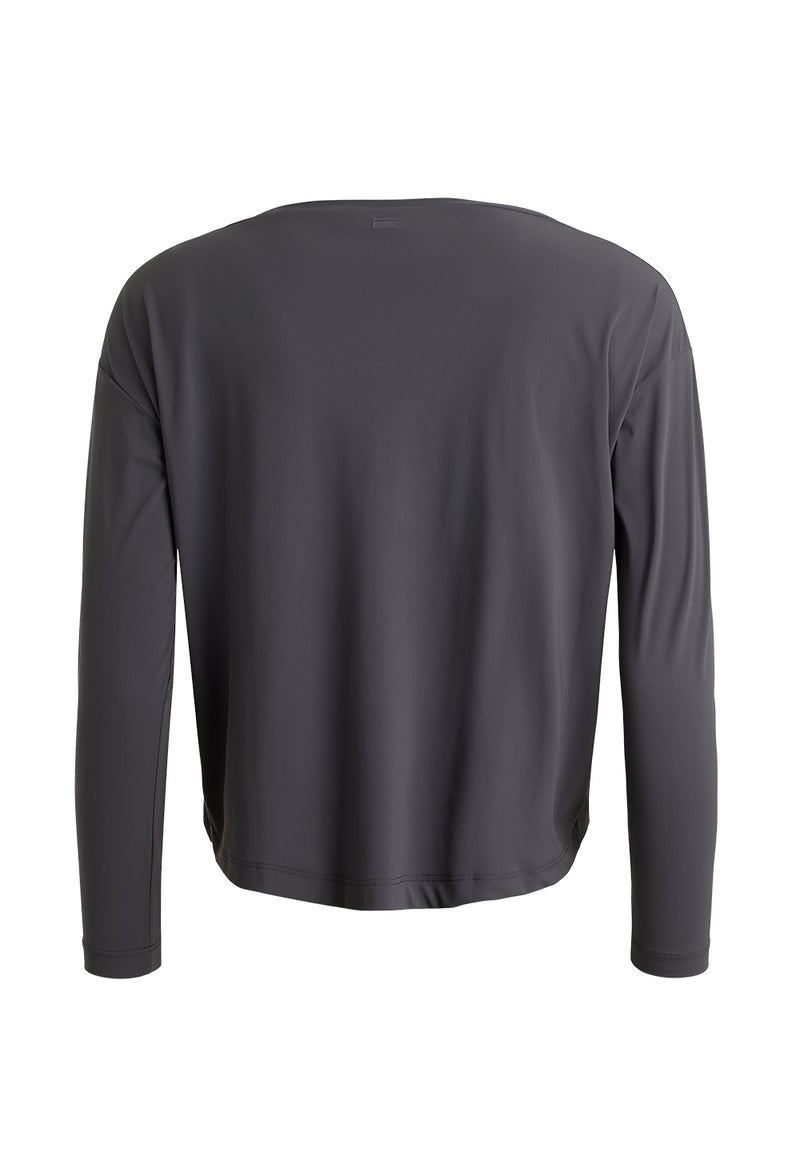 Rethinkit Vigga tee loose shirt Top 0022 almost black