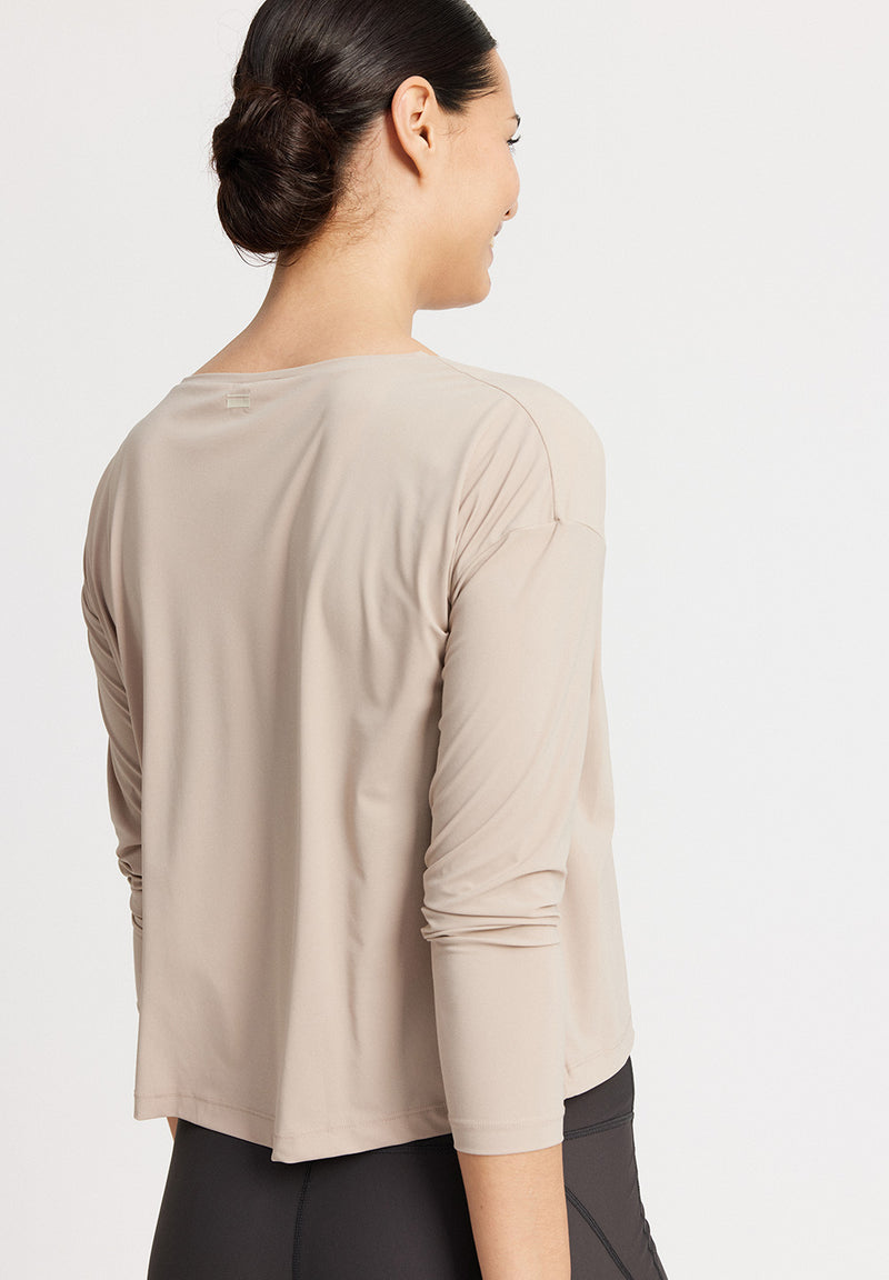 Rethinkit Vigga tee loose shirt Top 3300 mocha