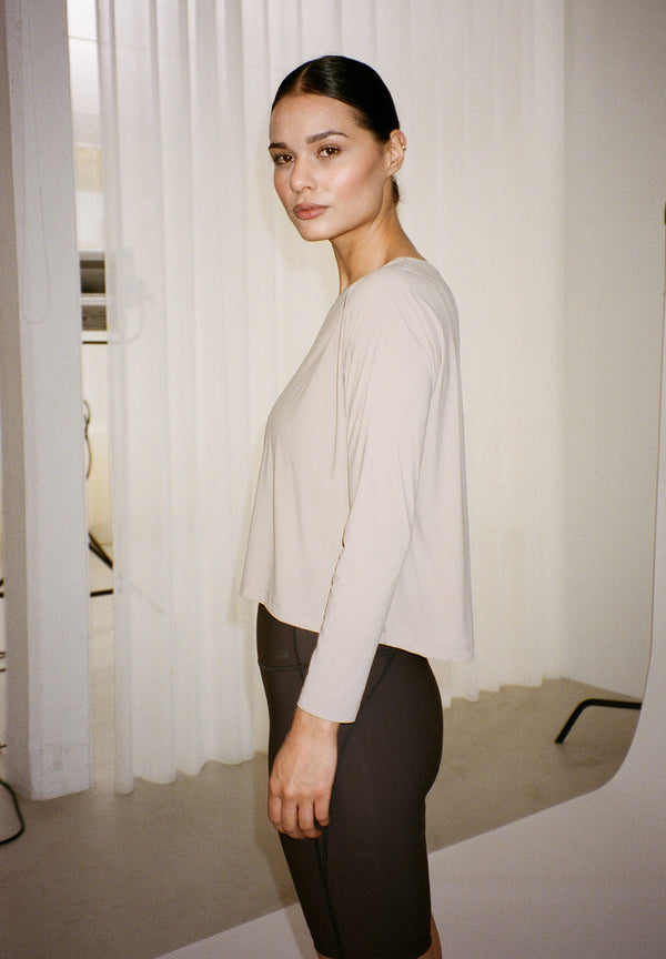 Rethinkit Vigga tee loose shirt Top 3300 mocha