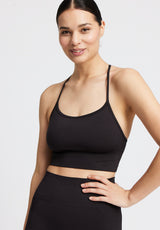 Rethinkit Seamless Top Hilde Sports Bra 0022 almost black