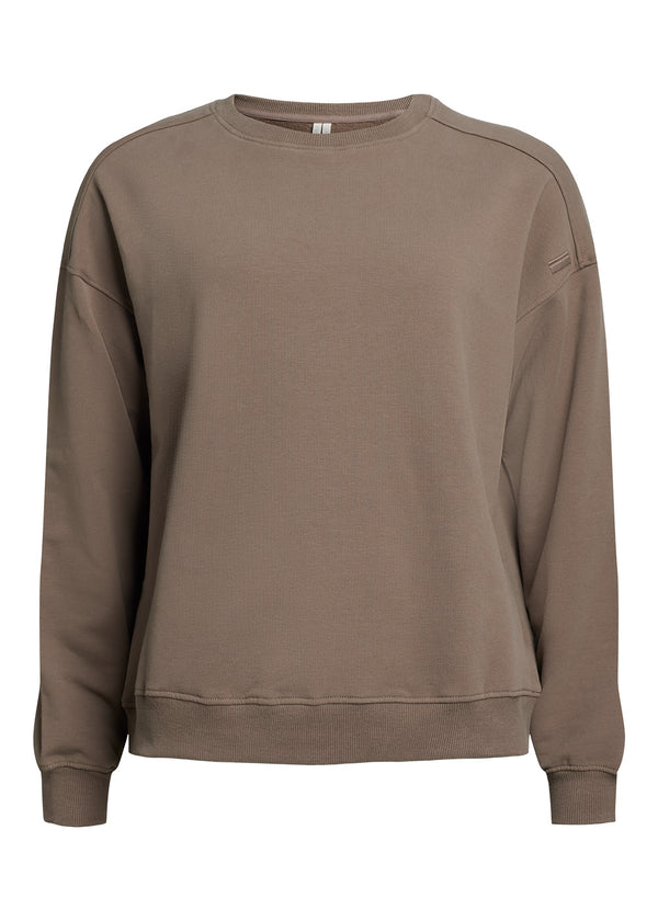 Rethinkit Sweatshirt Brushed Ilona Sweatshirts 3003 bark