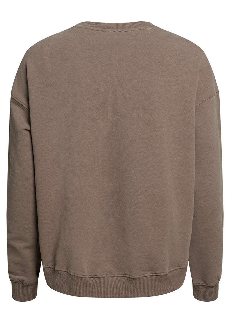 Rethinkit Sweatshirt Brushed Ilona Sweatshirts 3003 bark
