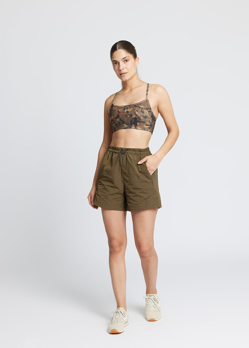 Rethinkit Track Shorts Petri Shorts 4212 deep olive
