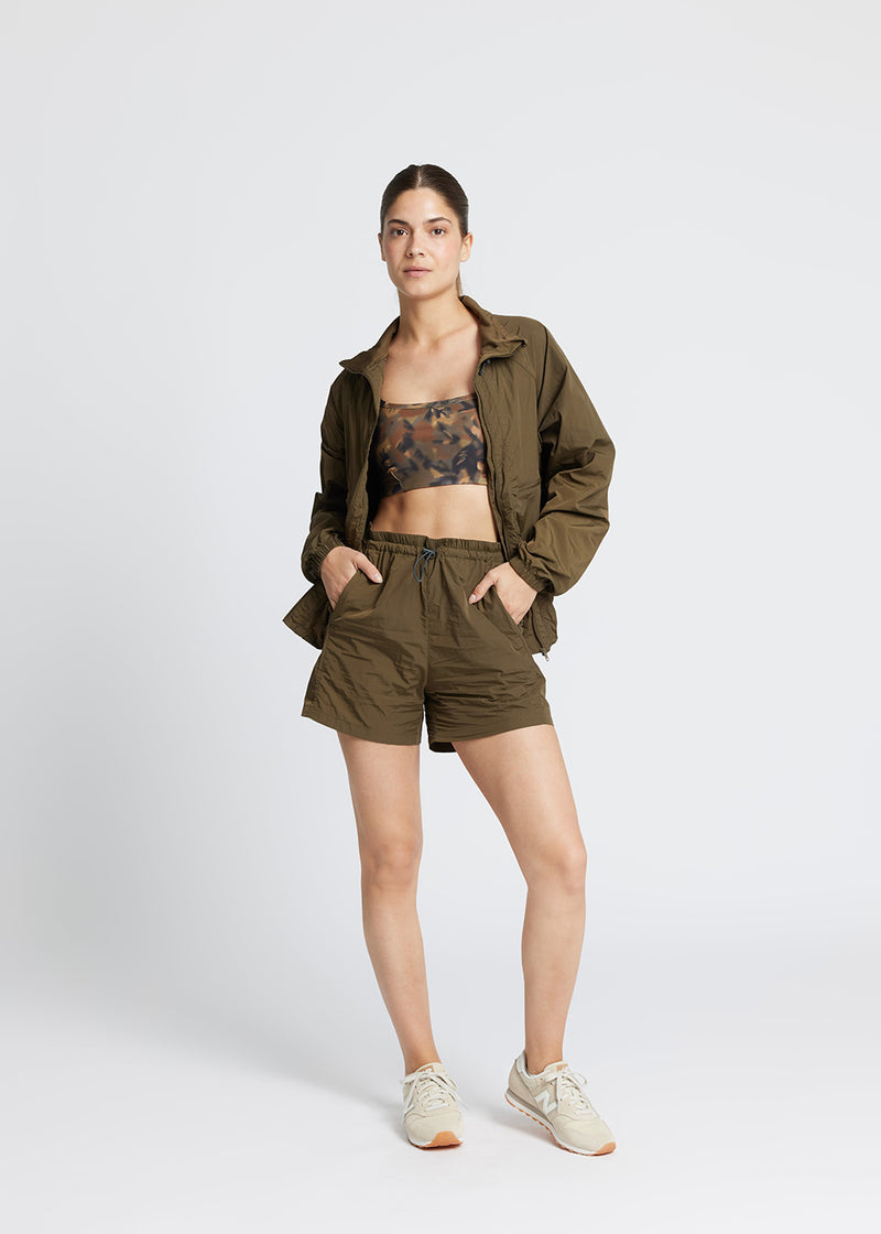 Rethinkit Track Shorts Petri Shorts 4212 deep olive