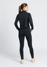 Rethinkit Warm Half Zip Tee Verbier Shirts and Blouses 0021 black