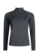 Rethinkit Warm Half Zip Tee Verbier Shirts and Blouses 0021 black