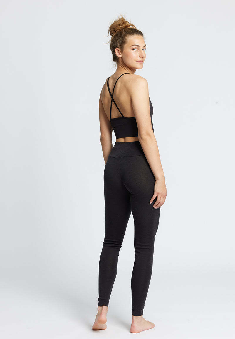 Rethinkit Wool Tights Malu Leggings 0022 almost black