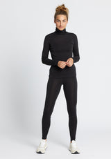 Rethinkit Wool Roll Neck Mona Shirts and Blouses 0022 almost black