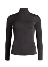 Rethinkit Wool Roll Neck Mona Shirts and Blouses 0022 almost black