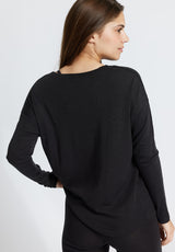 Rethinkit Wool Box Tee Mibe Jersey Tops and T-Shirts 0022 almost black