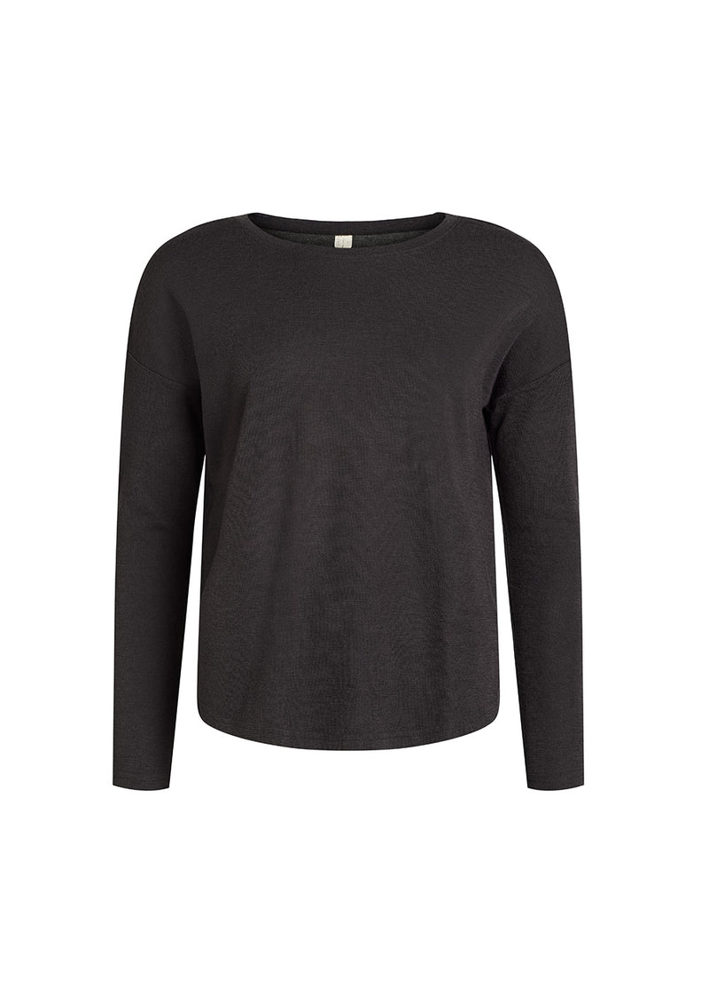 Rethinkit Wool Box Tee Mibe Jersey Tops and T-Shirts 0022 almost black