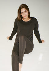 Rethinkit Wool Box Tee Mibe Jersey Tops and T-Shirts 0022 almost black