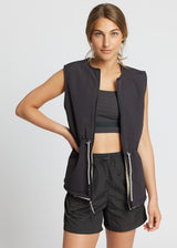 Rethinkit Reversible Fuzzy Gilet Laksa Jackets 3356 sandshell